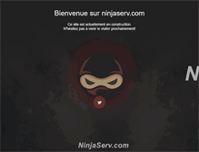 Tablet Screenshot of ninjaserv.com